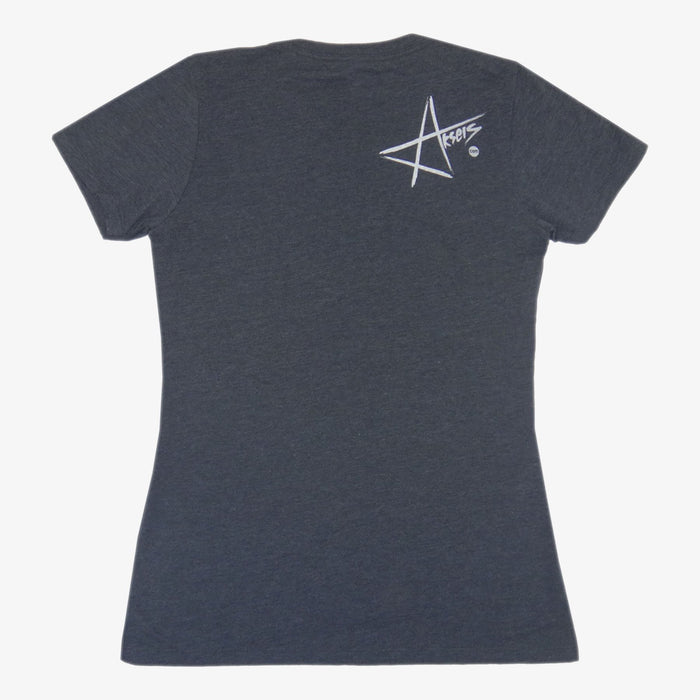 Aksels Women's Born Locally Chicago T-Shirt - Charcoal
