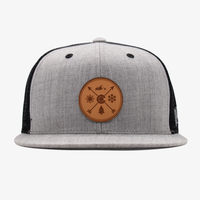 Aksels Laser Colorado Arrows Trucker Hat (Grey)