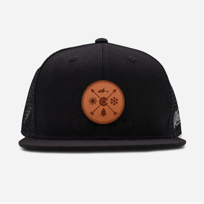 Aksels Laser Colorado Arrows Trucker Hat (Black)