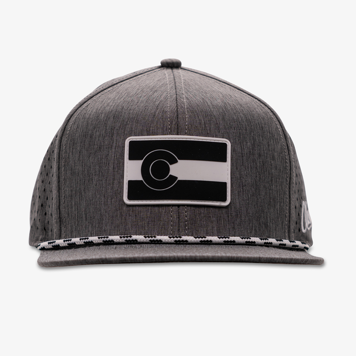 Colorado Flag Flatbill Waterproof Snapback Hat