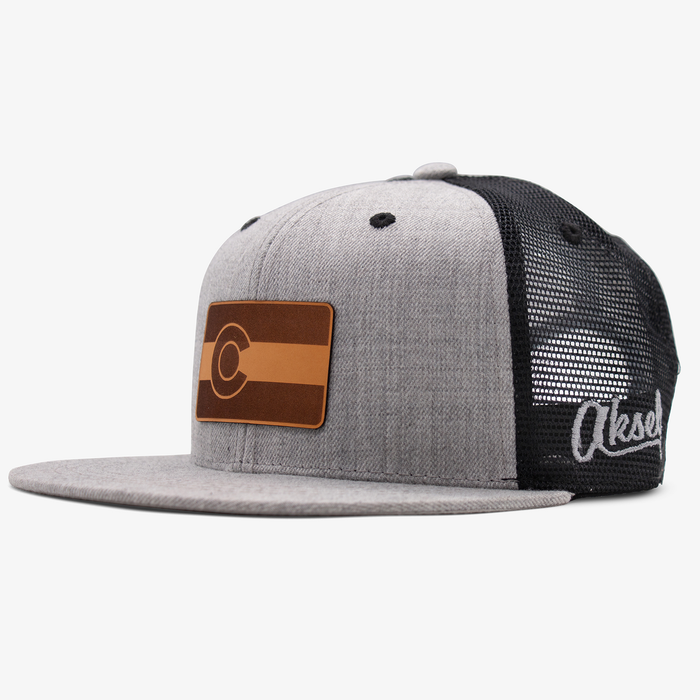Aksels Laser Colorado Flag Trucker Hat (Grey)