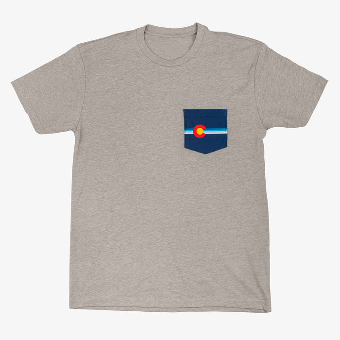 Colorado Stripe Pocket T-Shirt