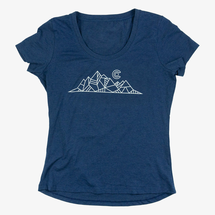 Women's Colorado Geometric T-Shirt - Heather Navy