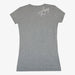 Women's V-Neck Cursive Cali T-Shirt - Grey