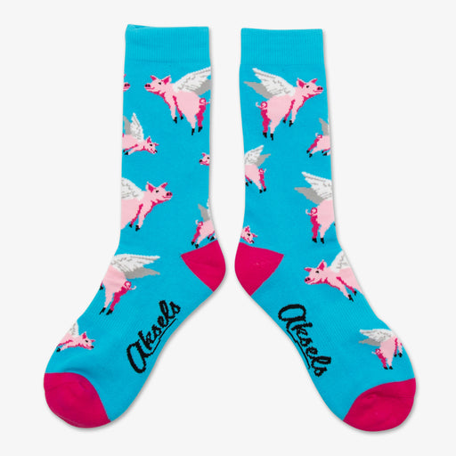 Aksels All Over Print Pigs Flying Socks