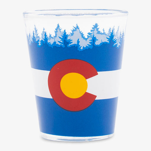 Aksels Colorado Flag Shot Glass