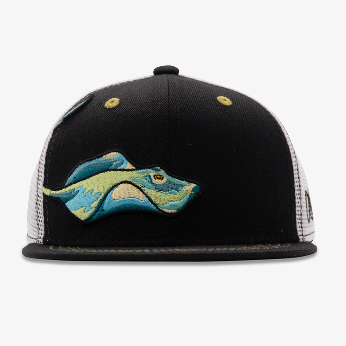 String Ray Hat Kids Stingray Flatbill Snapback Hat | Kids Ages 2-8 | Aksels.com