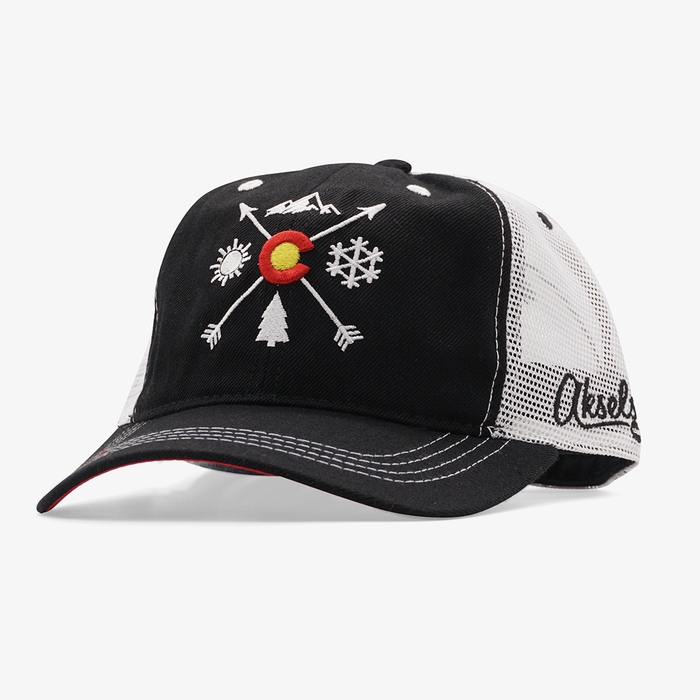 Colorado Arrows Unstructured Curved Snapback Hat