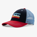 Low Pro Colorado Scape Trucker Hat (Navy Blue/Red))