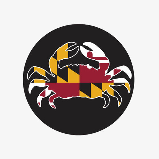 Aksels Maryland Crab Sticker - Black