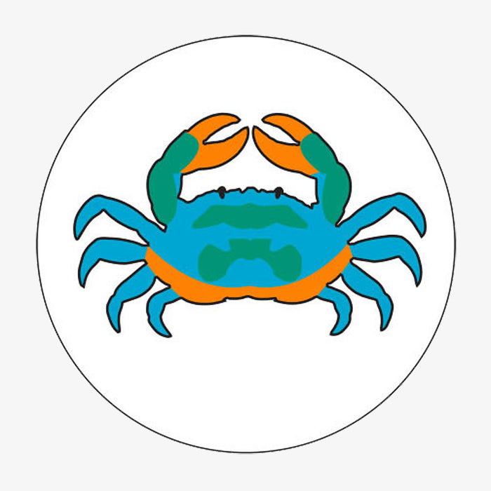 Aksels Maryland Crab Sticker - Neon