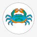 Aksels Maryland Crab Sticker - Neon