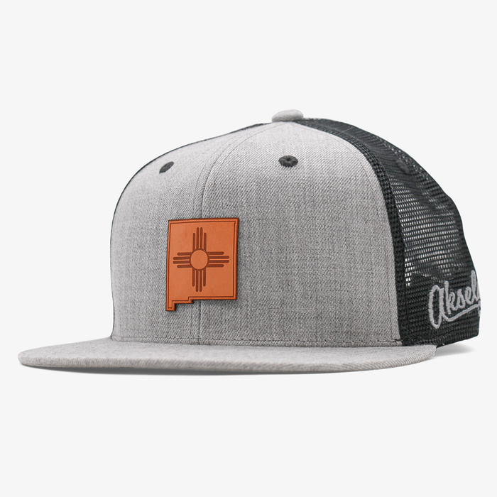 Aksels Laser New Mexico Outline Snapback Hat