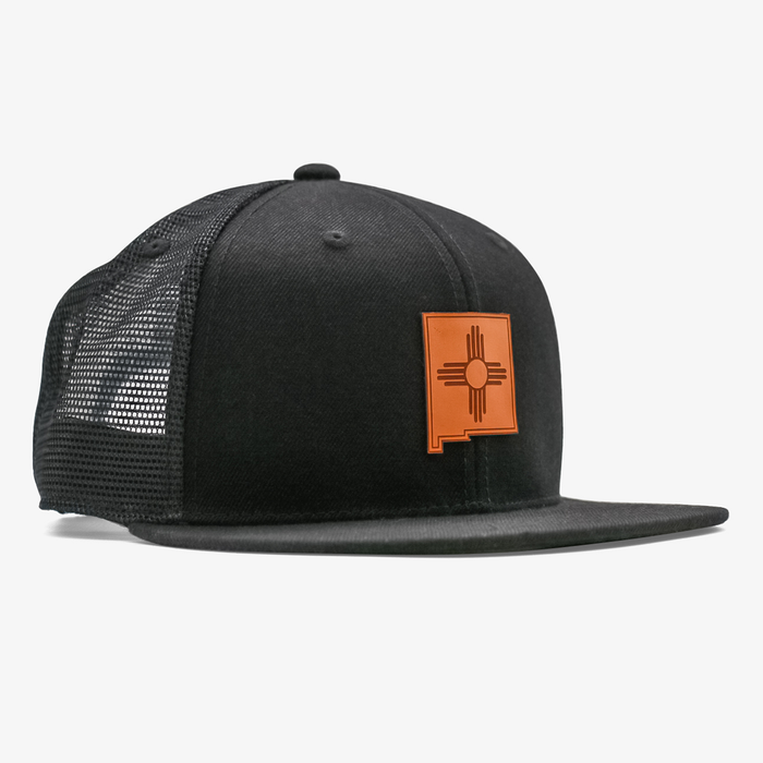 Aksels Laser New Mexico Outline Snapback Hat