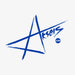 Aksels Star Logo Sticker - Blue