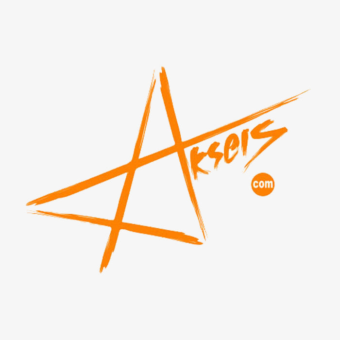 Aksels Star Logo Sticker - Orange