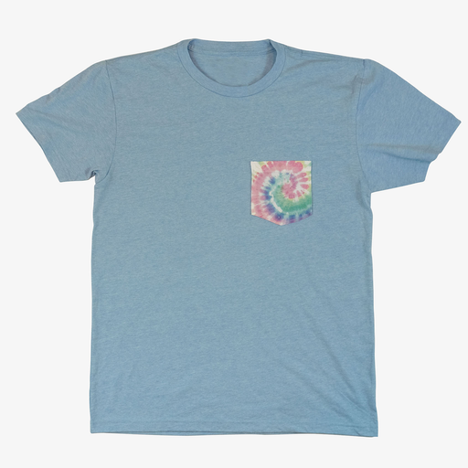 Tie Dye Swirl Pocket T-Shirt