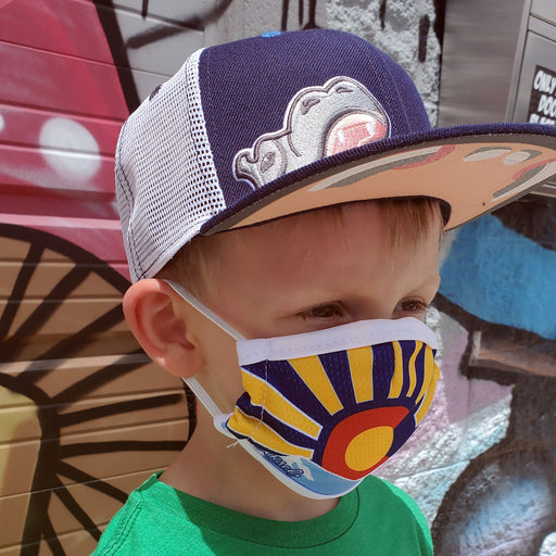 Aksels Colorado Sunset Kids Face Mask