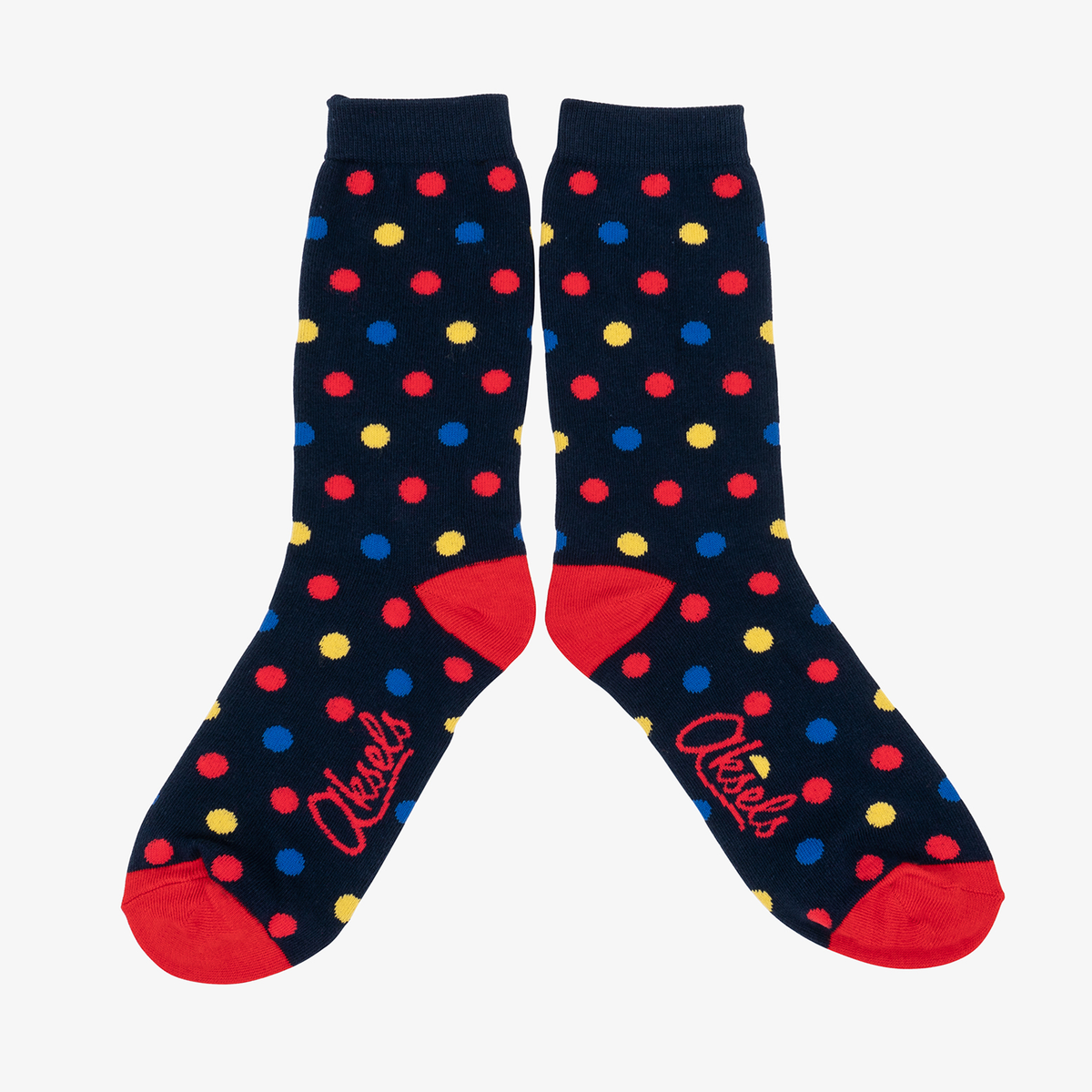 Adult Dress Socks with Dots for Men Mens Crew Cotton Socks Size 16
