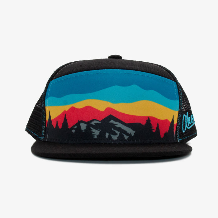 Kids Mountain Landscape Camper Hat