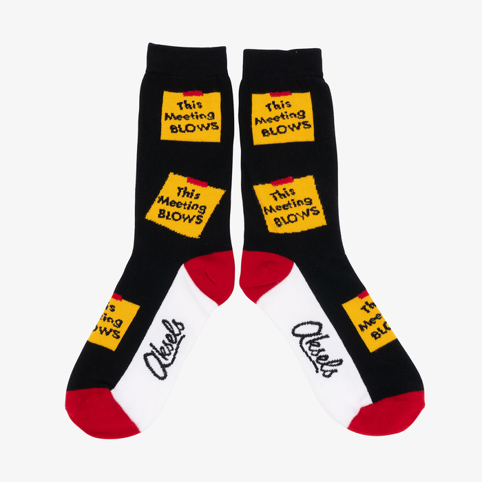 funky dress socks Work In Progress Crew Socks