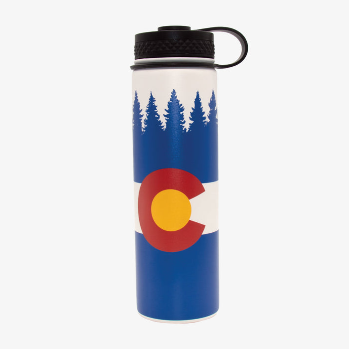 Aksels Colorado Flag Water Bottle